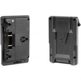 Gold Mount to V-Mount Regulated Battery Converter