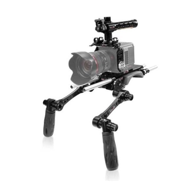 Shape  Red Komodo Camera Cage and Shoulder Baseplate with Handles