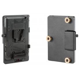 Shape V-mount to Gold-mount regulated battery converter