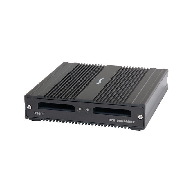 Sonnet SON-SF3-2RMM SF3 Series RED MINI-MAG Card Reader with Thunderbolt 3