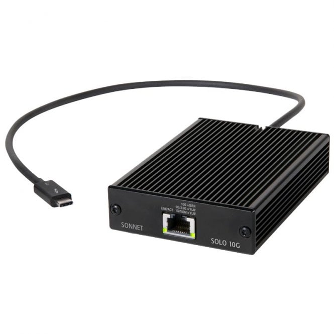 Sonnet SON-SOLO10G-TB3 10GBASE-T 10Gb Ethernet Thunderbolt 3 Adapter
