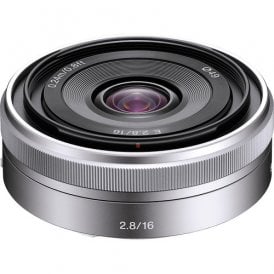 16mm f/2.8 Wide-Angle Alpha E-Mount Lens (sliver)