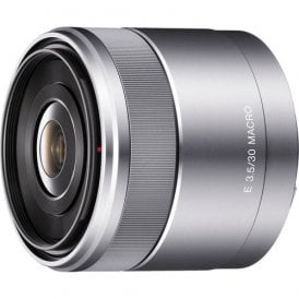Sony 30mm f3.5 Macro Lens (Silver) - E Mount