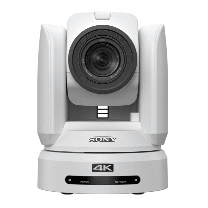 Sony 4K PTZ Camera with 1in Exmor R CMOS Sensor and 12x Optical Zoom with AC Adapter (white)