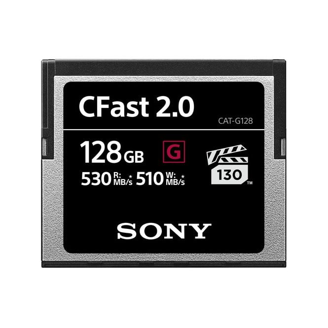 Sony CAT-G128 G-Series 128GB 530MB/s CFast 2.0 Card