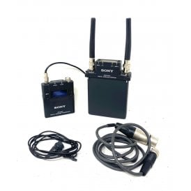 Sony DWR-S01D/DWT-B01 wireless mic kit, used