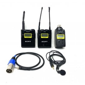 Sony ENG UHF Wireless Set: UTX-B03, URX-P03 & UTX-P03 Transmitter, Used
