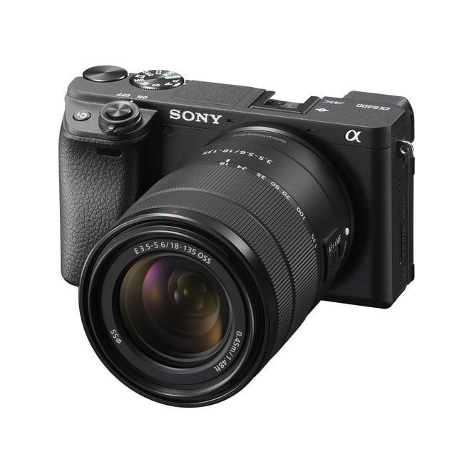 Sony ILCE-6400MB.CEC Alpha a6400 Mirrorless Digital Camera with 18-135mm Lens