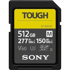 Sony M Series Tough Uhs-II Sd R277 w150 512gb