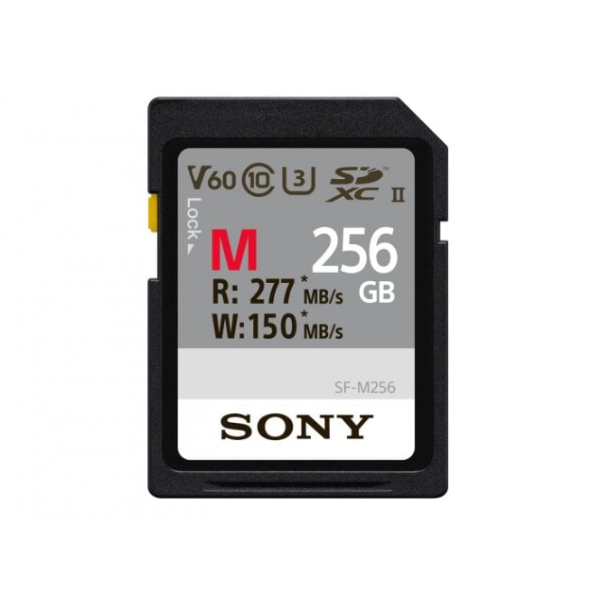 Sony  M Series Uhs-II Sd r277 w150 256gb