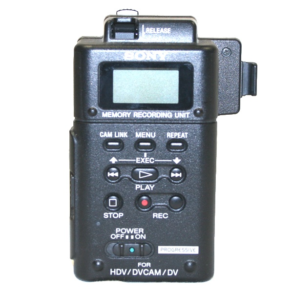 Video Recording Memory SONY sony memory recording unit hvr-mrc1k used - DigiBroadcast