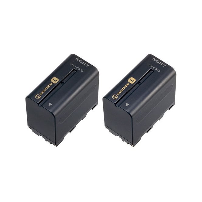 Sony NP-F970 L-series Info-Lithium Battery 2 Pack (7.2v, 6300mAh)