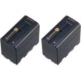 NP-F970 L-series Info-Lithium Battery 2 Pack (7.2v, 6300mAh)