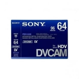 Pdv-64N large cassette blank tape without memory