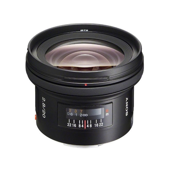 Sony SAL-20F28.AE 20mm f/2.8 Wide Angle Prime Lens