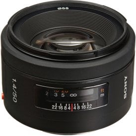 SAL-50F14.AE 50mm f/1.4 Alpha A-Mount Standard Prime Lens