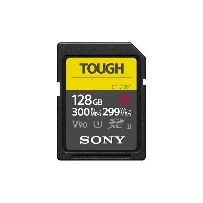 Sony  Sf-g Series Tough 300MB/s Sdxc Uhs-II v90 - 128gb sd card