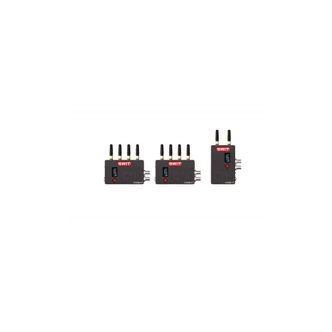 Swit  FLOW500 Tx+2Rx  500feet(150m) new generation Wireless FHD Video 1 Transmitter with 2 Receviers, Super Anti-interference,  No-delay