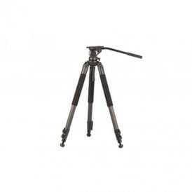 SWIT MUF100C Carbon-fibre Camera Tripod KIT, with SWIT TH100 Fluid Video Head, 10kg Payload, Soft Bag