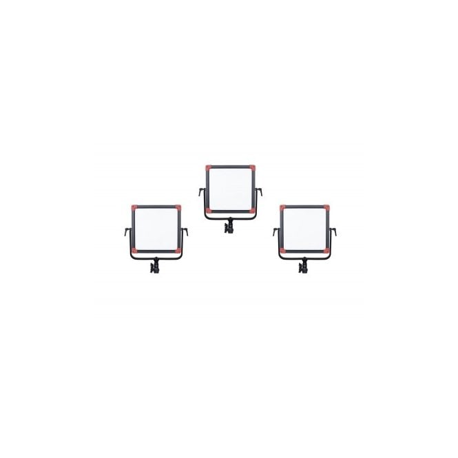 Swit  PL-E60D 3KIT Set of 3 x 3rd Generation Natural-Born-Soft TLCI-99 60W LED Panel Light, ultra slim,  patent, V-Mount, DMX