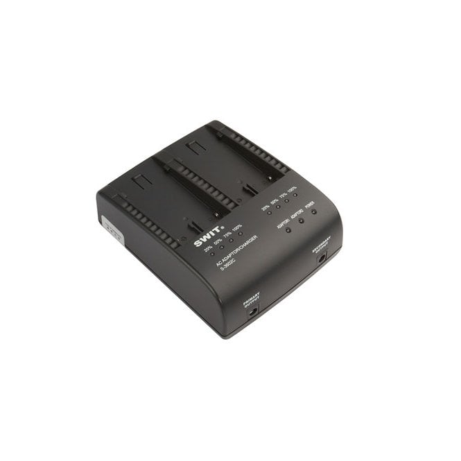 Swit S-3602C 2-Channel Canon BP Charger and Adaptor