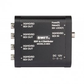 Swit SWIT S-4604 Heavy Duty 3G-SDI 1 to 4 Distributor and Amplifier