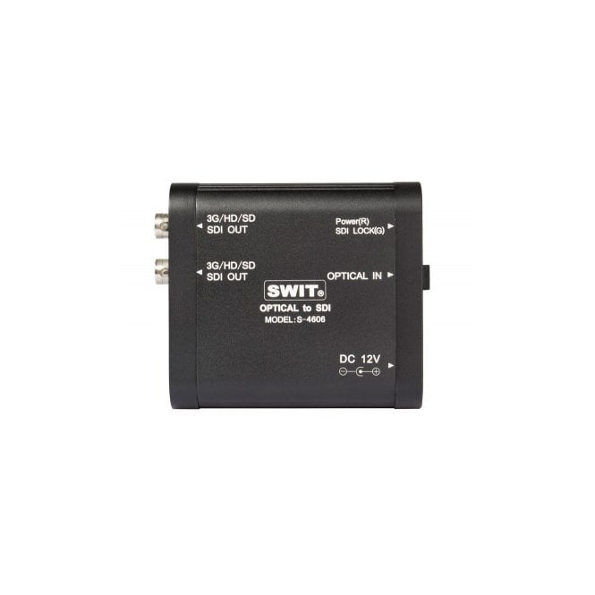 Swit  S-4606 Heavy Duty Optical fibre to 3G-SDI converter