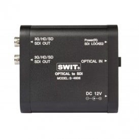 SWIT S-4606 Heavy Duty Optical fibre to 3G-SDI converter