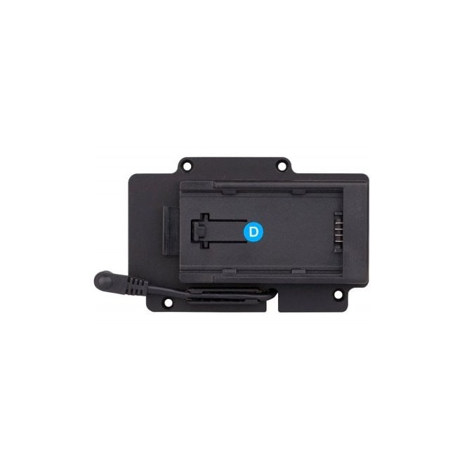Swit  S-7003D Panasonic VBD/VBR/CGA mount plate, screw-mountable with pole DC socket, also for S-1053 monitor