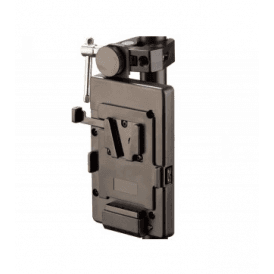 SWIT S-7200S V-mount battery plate with clamp for tripod mount, and D-tap socket