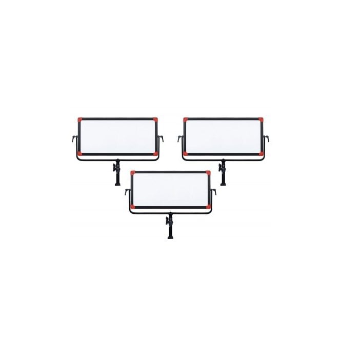 Swit  Set of 3 x TLCI-99 90W LED Panel Light, ultra slim, V-Mount