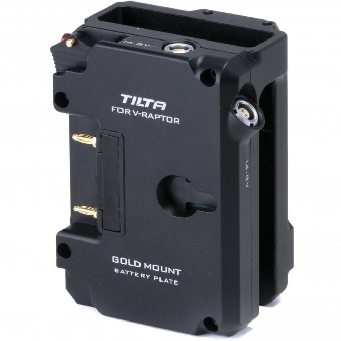 TILTA ESR-T08-BP-AB Battery Plate for RED V-RAPTOR - Gold Mount