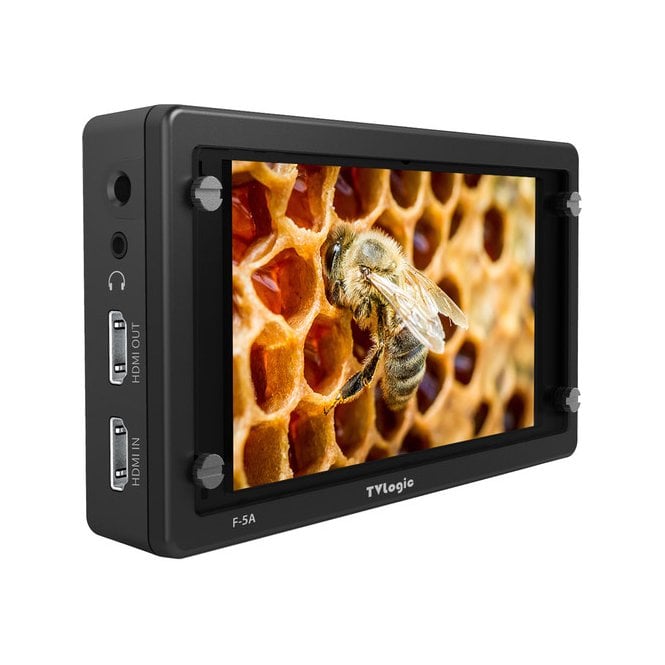 TV Logic F-5A 5.5 inch IPS On-Camera Monitor with L-Series Type Plate