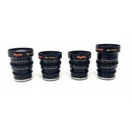 Veydra Mini Prime Lens set 19, 35, 50, 85mm, E Mount, Used