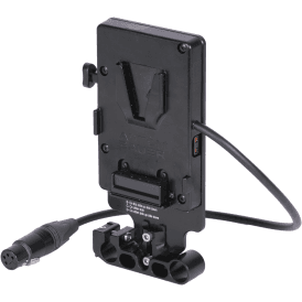 0370-0171 V-lock Mount Plate with 4 pin XLR Connector