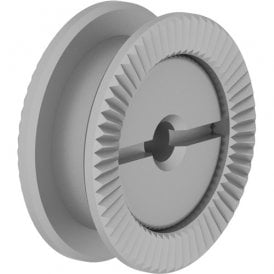 0390-0065 Stainless Steel Rosette Spacer 13mm