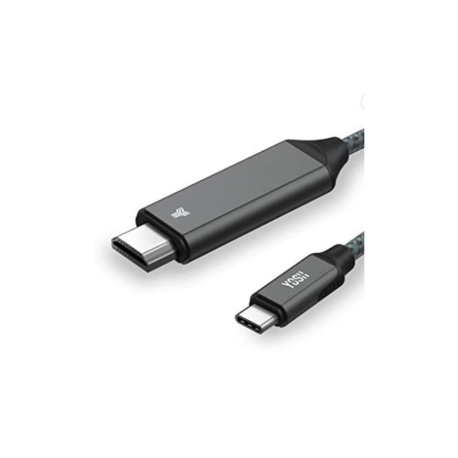 Yosh USB-C/Thunderbolt 3 to HDMI 4K@60Hz Braided Cable 1.8M, Ex Demo