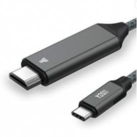 Yosh USB-C/Thunderbolt 3 to HDMI 4K@60Hz Braided Cable 1.8M, Ex Demo