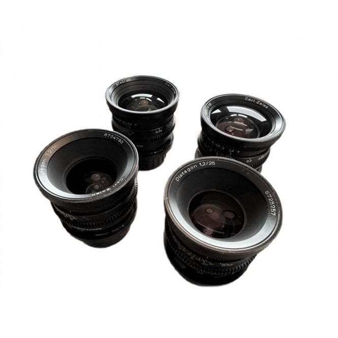 Zeiss  Superspeed Mark ii Lens Set -9.5mm,12mm,16mm & 25mm, used